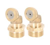 Happyyami 2 pièces Buse de Pulvérisation Laiton pour Système de Brumisation Asperseur pour Jardin et Espace Extérieur