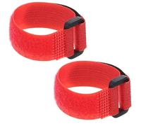 Happyyami 2 Pièces Collier Anti-Chant de Coq en Nylon Rouge, Ceinture de Cou Silencieuse Réglable, Bande Anti-Bruit Remplaçable pour Poulets, Accessoire Unique