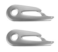 Happyyami 2 Pièces de Chaîne de Vélo Éclaboussures Argenté Semi-fermée Accessoire Vélo pour Déplacements