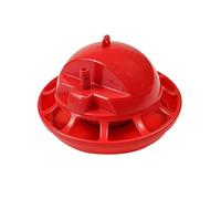 Happyyami 2 Pièces Gobelets d'eau De Volaille Tasses d'eau De Poulet Canard Mangeoire Automatique pour Poulets Trousse Coopérative Poussin Bol Distributeur d'eau De Poulet Caille Cage Rouge