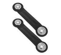 Happyyami 2 Pièces Kit de Remplacement Bras de Balancelle en Fer Noir 6 Entre Trous pour Balancelle Extérieure et Intérieure, Maintien et Restauration du Siège pour Salons et Lecture