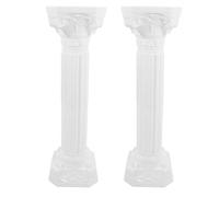 Happyyami 2 Pièces Piliers Romains Colonnes en Plastique Mariage Colonnes Décoratives Pilier Romain Colonne Grecque Colonne Romaine Antique pour La Décoration de Mariage de Jardin