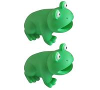 Happyyami 2 Pièces pour Chien Dog Toys pour Chat Jouets pour Chiens Qui couinent de décompression de décompression Pratique à Presser Vinyle Green
