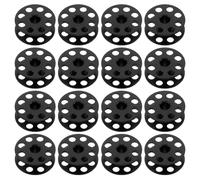 Happyyami 20 Pièces Boîtier Noir en Fer pour Canettes de Machine à Coudre 25mm, Solution de Rangement et Précision pour Entretien et Mise à Niveau