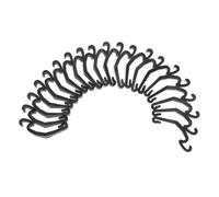 Happyyami 24 Clips de Cage Accessoires pour Assemblage DIY et Voyage en PP Noir pour Petits Animaux Fixation Facile à Installer de Lapins et Hamsters