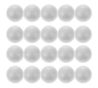 Happyyami 25 Pièces Balles 3 Pouces Boule Artisanale Ronde Balles en Mousse De Boule De Mousse De Mariage Artisanat, Boule, Art Forme Gobelet en Carton Enfant Blanche Accessoires