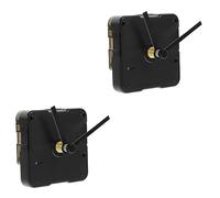 Happyyami 2ensembles Mécanisme De Murale Silencieux pour Horloge Remplacement De Mécanisme De Réparation Compatible avec Horloges De Aiguilles Classiques Et