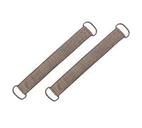 Happyyami 2pièces Brosse à Dos Et Bande De Douche Avec Serviette Exfoliante Lanières Longues Pour Éliminer Peaux Mortes Nettoyage Facile