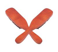 Happyyami 2pièces Brosse à Poils De Sanglier Pour Cheveux Fins Démêlage Et Massage Accessoire De Coiffure Pratique Pour Maison Et Voyage