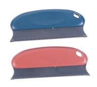 Happyyami 2pièces Brosse Démêlante Pour Et Chiens Brosse De Toilettage Pour Élimination Des Poils Massages Confortables Accessoire De Toilettage Pour Animaux Lot De Bleu Rouge