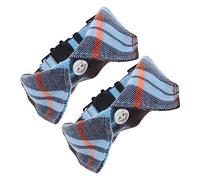 Happyyami 2pièces Collier pour Chat Réglable Plaid avec De Design Adorable pour Et Événements Respirant Coloris