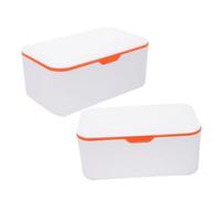 Happyyami 2pièces Distributeur De Lingettes Humides Portable Boîte De Rangement Avec Couvercle Pour Lingettes Et Serviettes Design Pratique