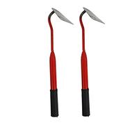 Happyyami 2Pièces Houe à Main Durable Lot de Outils de Jardinage Pratiques pour Désherbage et Labourage avec Poignée Antidérapante Parfait pour de Jardinage