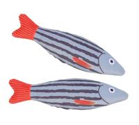 Happyyami 2pièces Jouet Poisson Catnip pour Chat Jouet Interactif Amusant Forme De Poisson pour Chats Intérieur Et Sensorielle