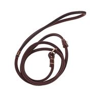 Happyyami 2pièces Laisse Cuir pour Chien Vachette Laisse De Traction Pratique avec Poignée Idéale pour Promenade Et Éducation des Animaux De Compagnie