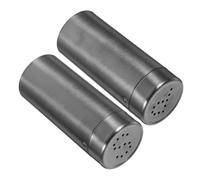 Happyyami 2pièces Salière Et Poivrière Inoxydable Bouteilles De Condiments Multifonctionnelles Pour Cuisine Et Bbq Avec Couvercle Élégance Et Modernité Table