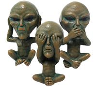 Happyyami 3 Ensembles Diffuseur Aromathérapie Résine Alien Lot de Clips de Vent pour Accessoires de Voiture Décoration Originale et Pratique pour Parfum Intérieur