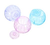 Happyyami 3 pièces Boule de Hamster Mini Dexercice et Portable pour Petits Rongeurs et Souris Couleur Aléatoire Couleur Aléatoire