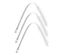 Happyyami 3 Pièces Brosse de Nettoyage pour Tambour de Machine à Laver Set de Brosses à Long Manche pour Nettoyage de Intérieur Outil Dédié pour Lavage et Pratique