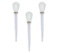 Happyyami 3 Pièces Compte-Gouttes Pompe réservoirs Accessoire Aquarium Nettoyage Accessoire de Nettoyage pour Aquarium dissolvant de déchets d'aquarium dissolvant de matières fécales Blanche