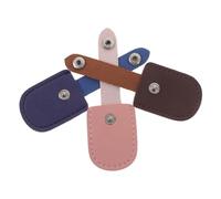 Happyyami 3 Pièces Étui De Protection Pour Coupe- Couverture De Clou Gaines Pour Pinces à Protecteur De Ciseaux Cuticule De L'ongle Professionnel Pu