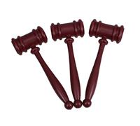 Happyyami 3 Pièces Marteau de Juge Plastique Accessoires de Costume Thématique Halloween pour de Fête et Cosplay de Juge
