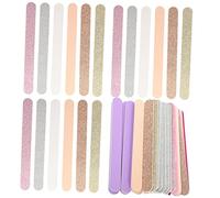 Happyyami 30 Pièces lime à ongles fichier tampon de ponçage déposer dégrossi devoir pédicure double fichier de manucure eva Bande de polissage des ongles papier de verre