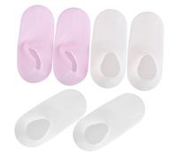Happyyami 3paires Silicone Chaussettes Pour Pédicure Usage Hydratant Accessoires De Soin