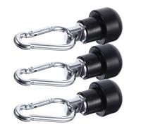 Happyyami 3pcs Bouchons de Câble de Remplacement en Fer et Plastique pour Machine de Gym, Butée de Câble Compatible Système de Poulie, Accessoires pour Entraînement en Salle