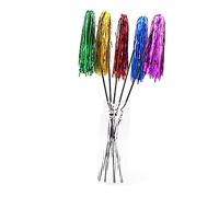 Happyyami 3pièces Bâtonnet Plastique avec Rubans Colorés Et Papier Réfléchissant pour Chats Jouet Interactif Amusant Et Pratique pour Chats Intérieur