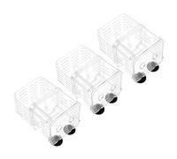 Happyyami 3pièces Double Boîte De Poissons pour Aquarium De Poissons Boîte Isolation Flottante avec des Nouveaux-