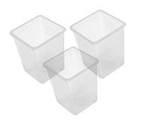 Happyyami 3pièces Enclos pour Reptiles Boîtes Alimentation Et Incubation pour Araignées Escargots Et Petits Animaux
