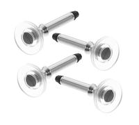 Happyyami 4 Embouts de Rechange pour Stylet Tactile en Fer Argenté, Installation Facile, Marquage Précis pour Téléphones et Tablettes en Étude et Divertissement