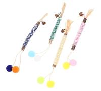 Happyyami 4 Pièces Jouets Interactifs pour Chat Jouets d'herbe à Chat pour Chats Mangeoire pour Chat pour Chat Tunnel De Chat pour Chat Tapis pour Chat Bois De Polygone