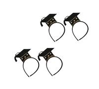 Happyyami 4 Pièces Mini de Accessoires pour Fête de Graduation Bandeau Élégant Mini Parfait pour Créer une Atmosphère Joyeuse