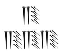 Happyyami 40 Pièces Poteau Solaire au Sol Lampes solaires piquets paysagers lumière Solaire Piquet de Sol de Remplacement piquets de Lampe Extérieur Insertion de la Tige la barrière Spots