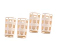 Happyyami 4pièces Cage à Foin pour Et Petits Animaux Support De Nourriture Pratique pour De Habitudes Alimentaires