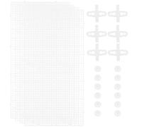 Happyyami 4pièces Grille pour Aquarium avec Ventouses Diviseur Aquarium pour Séparer Les Poissons Élevage De Bettas Et Autres Poissons