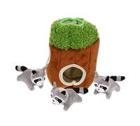 Happyyami 4pièces Lot de Jouets Peluche pour Chien Jeu à Mâcher Et Cache-Cache Jouets Couineurs pour Et Éduquer Votre Animal