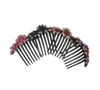 Happyyami 4pièces Peignes à Cheveux Étincelants Avec Accessoires Pour Mariage Élégantes Peignes Latéraux Pour Mariée Style Glamour Assortiment