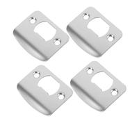 Happyyami 4pièces Plaque De Verrouillage De Plaques De Renforcement pour Porte Compatible avec à Pêne Installation Facile Et