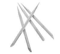 Happyyami 4Pièces Poussoir à Cuticules Acier Inoxydable Outils de Pratiques pour Nettoyage Ongles et Cuticules pour Ongles Naturels Faux Acryliques