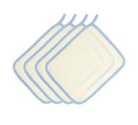 Happyyami 4pièces Serviettes Exfoliantes Gommage Corporel Éponge De Bain Spa De Nettoyage Doux Accessoires De Soins Peau Beige