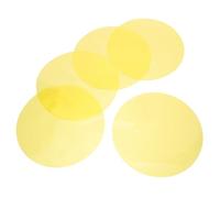 Happyyami 5 Pièces Film Diffuseur Lumineux Autocollant pour Ampoules Pellicule Gel Correction Couleur Chaude Transparence Colorées pour Éclairage Ambiant Filtre Lumière pour Décoration