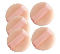 Happyyami 5 Pièces Mini de poudre mélange lâche Se maquiller Les manches bout du doigt femme Ponge peut mixeur eponges éponge maquillage bouffée volume de poudre flocage