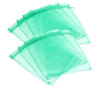 Happyyami 50 Pièces Sachet de Protection de Fruits Organza Lot de Filets Aérés pour Protéger Fruits Insectes Oiseaux Couleur Verte