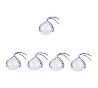 Happyyami 5pièces Muselière Réutilisable pour Chat Kit De Toilettage Pratique Anti-Morsure Accessoire pour Bain Et Soins Féliens Transparent