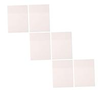 Happyyami 6 pièces Bloc Notes Transparent Adhésif Étudiant Notepad Multi Usage Étanche pour Bureau de Note Auto Adhésives pour Rappels et Listes