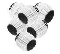 Happyyami 6 Pièces Boules à Anti-emmêlement Machine De Épaissie Pince à Cheveux Unique Attrape-Cheveux à Rasoirs De Bébé Machines à Laver Gêne De Laine Osier PP