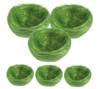 Happyyami 6 Pièces Décor De Poulailler à La Maison Signe De Poulet Ornement De Poulet Foins Litière De Poulet pour Poulets Accessoires De Poulailler Coopérative Éleveuse Assaisonnement Green
